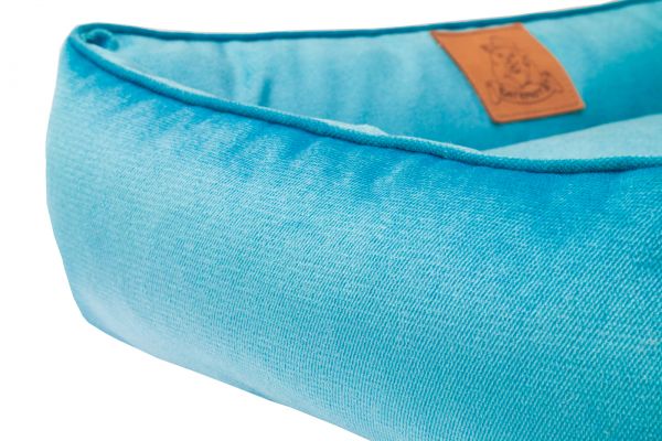 Лежак для котів та собак блакитний