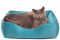 Лежак для котів та собак блакитний
