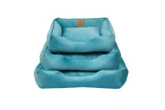 Лежак для котів та собак блакитний