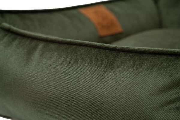 Лежак для котів та собак оливковий